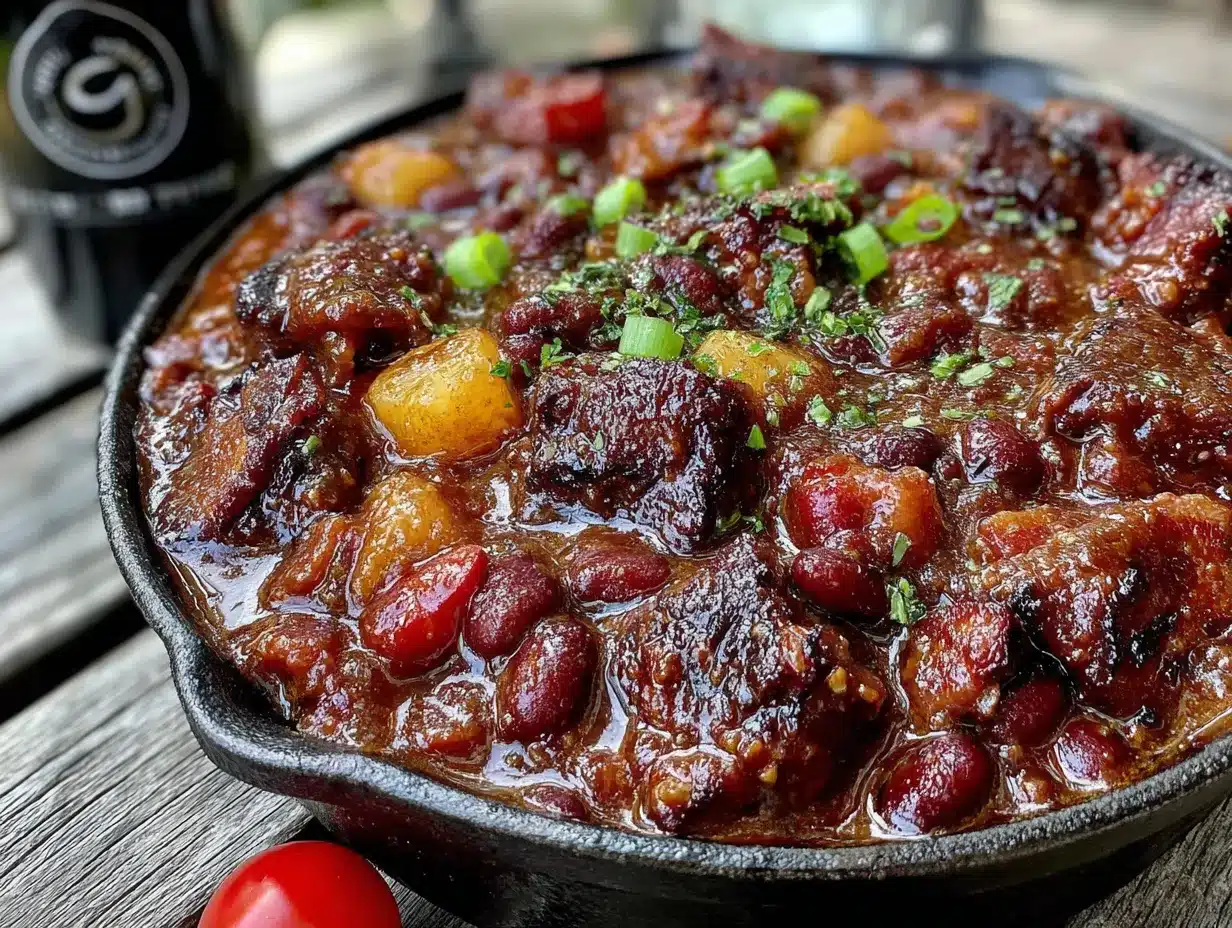 best loaded backyard bbq baked beans preparation steps