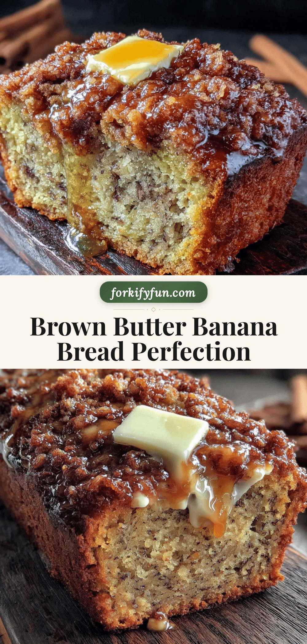brown butter banana bread recipe