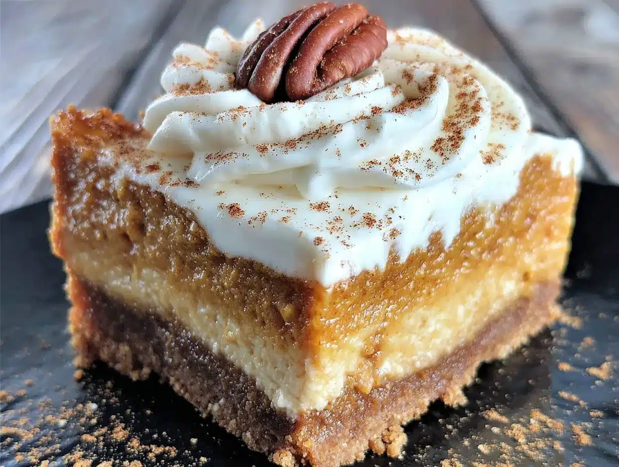 brown butter pumpkin cheesecake bars preparation steps