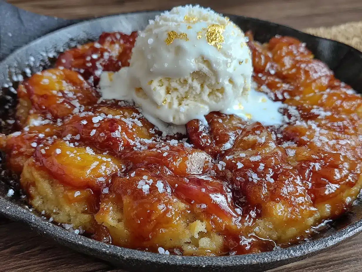 brown sugar bourbon peach cobbler preparation steps