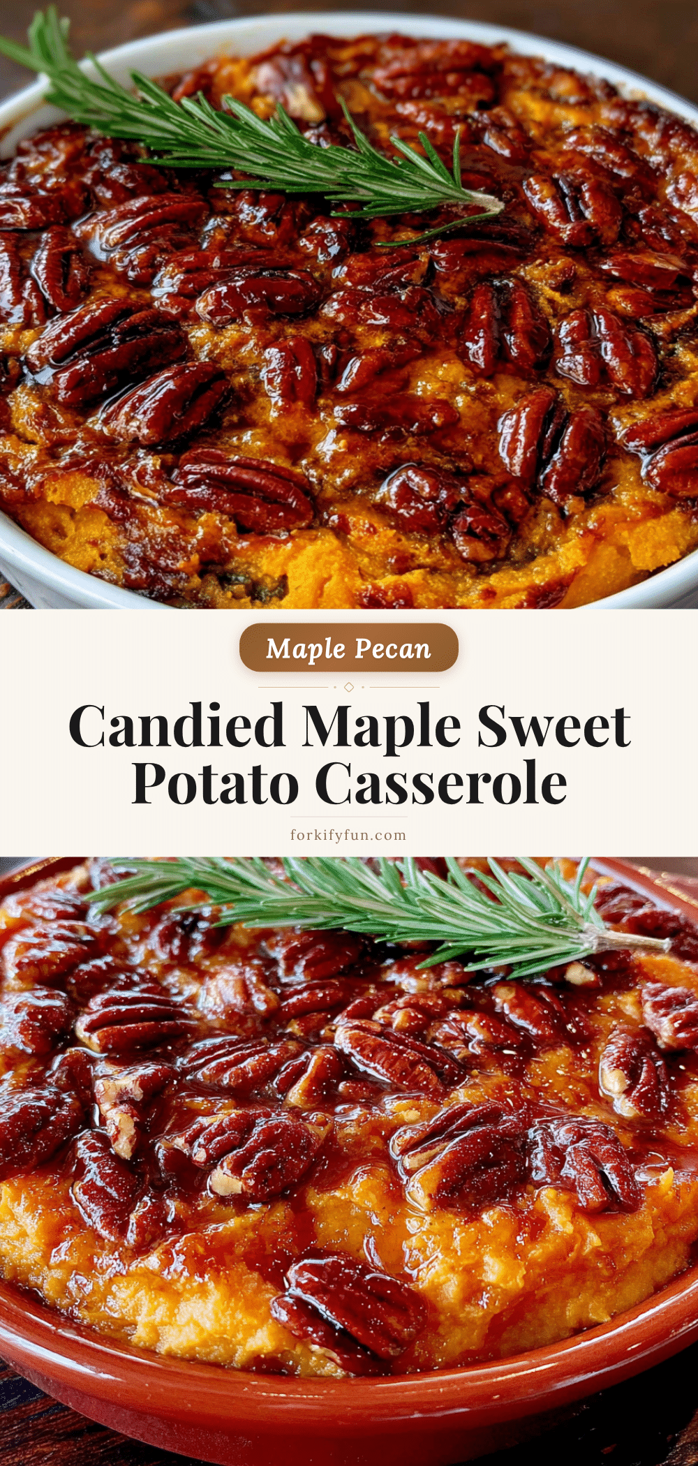 candied maple sweet potato casserole recipe