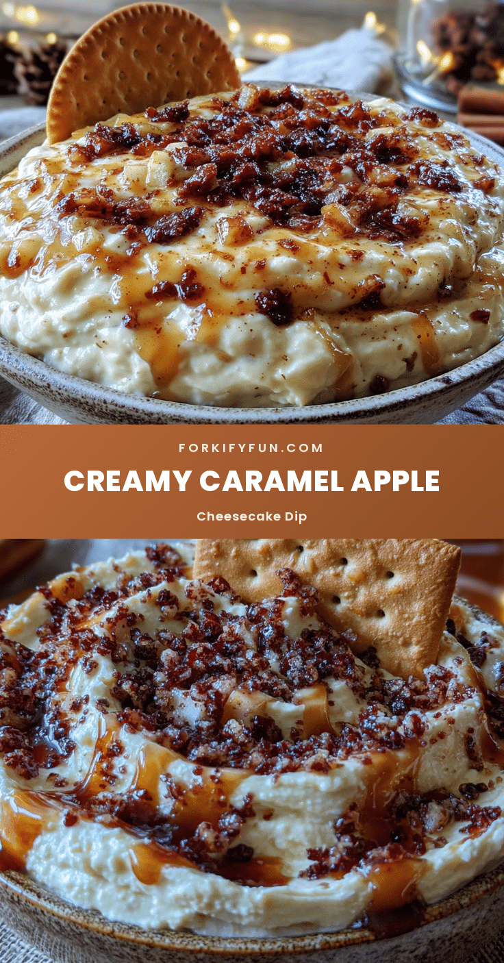 caramel apple cheesecake dip recipe