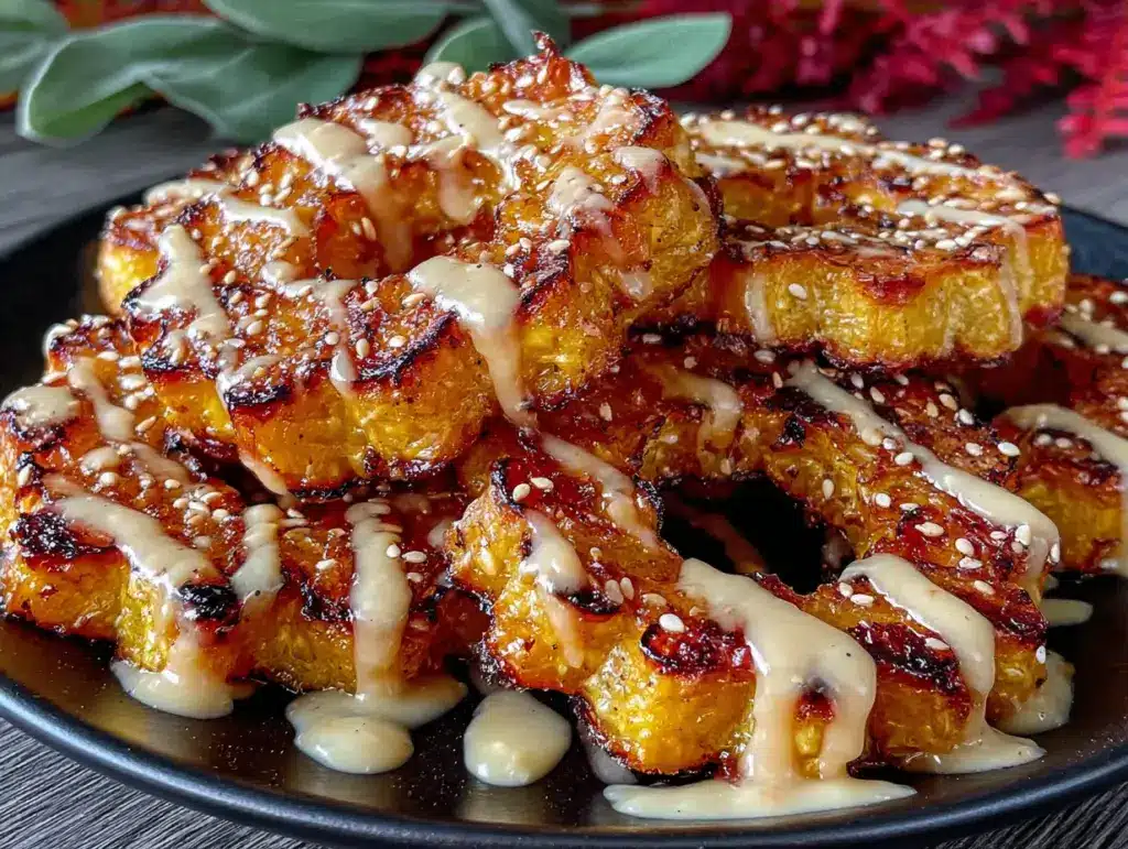 caramelized delicata squash - featured image
