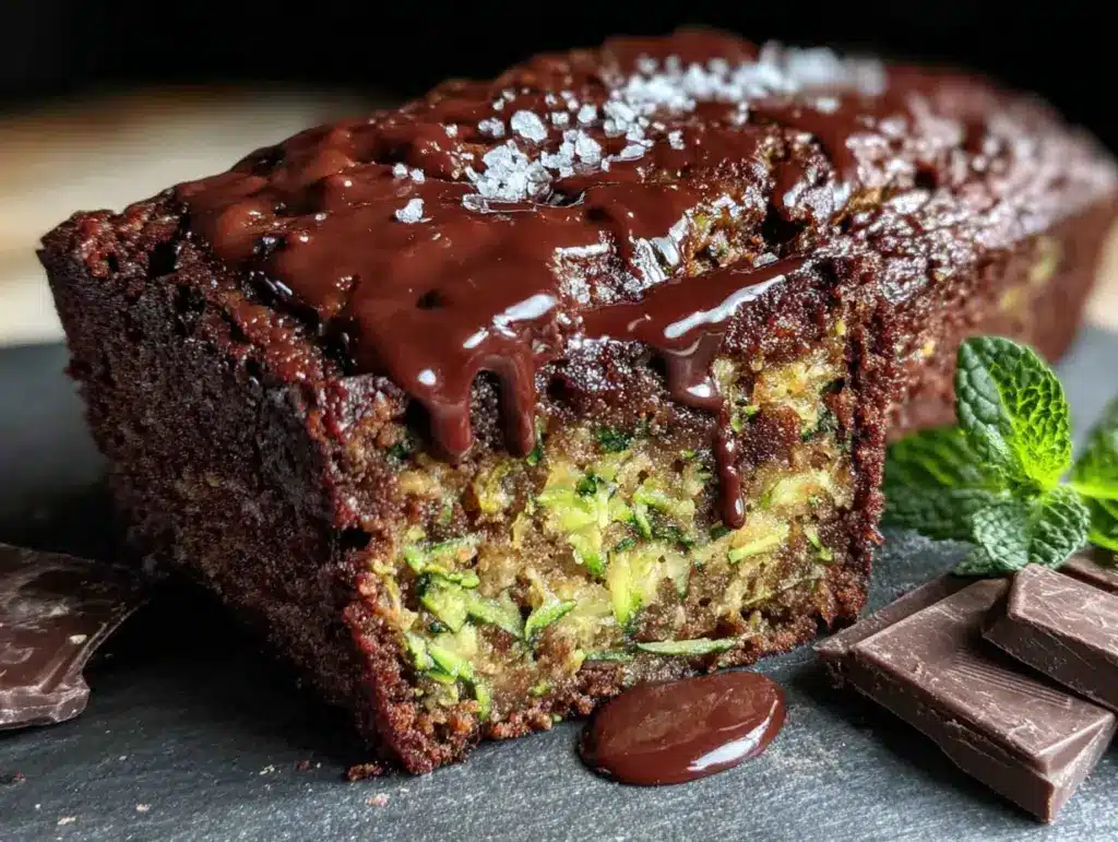 chocolate zucchini banana bread - featured image