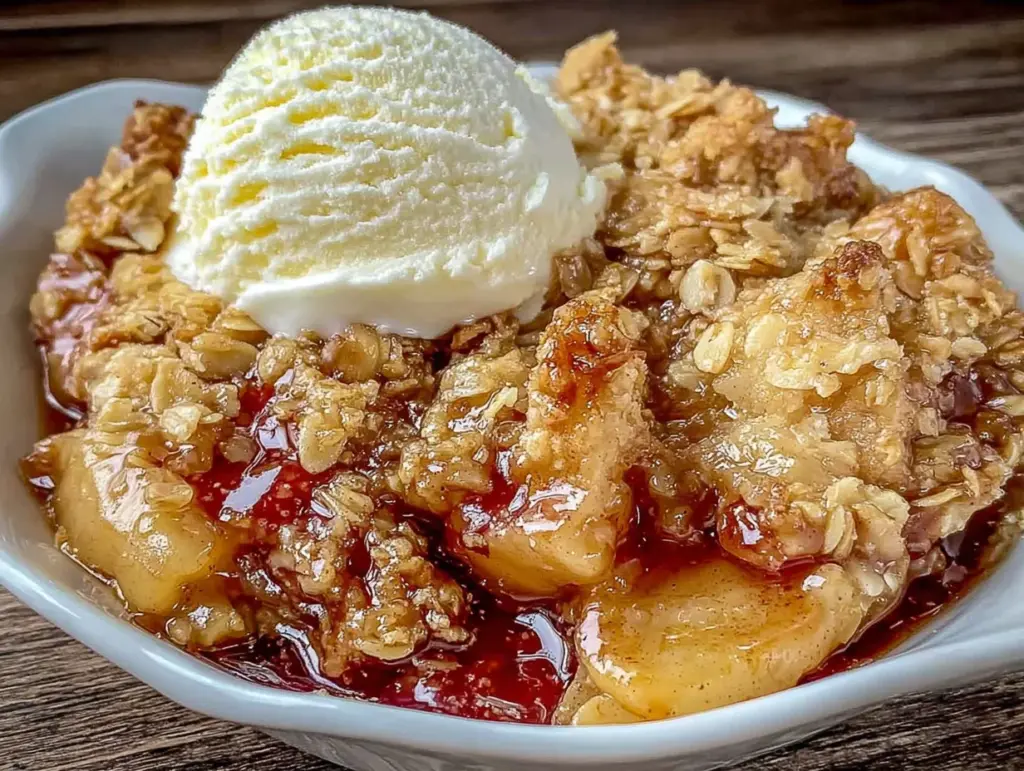 cinnamon apple crisp - featured image