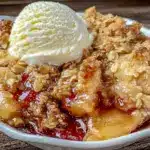 cinnamon apple crisp - featured image