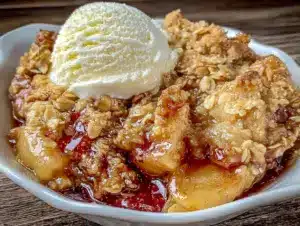 cinnamon apple crisp - featured image