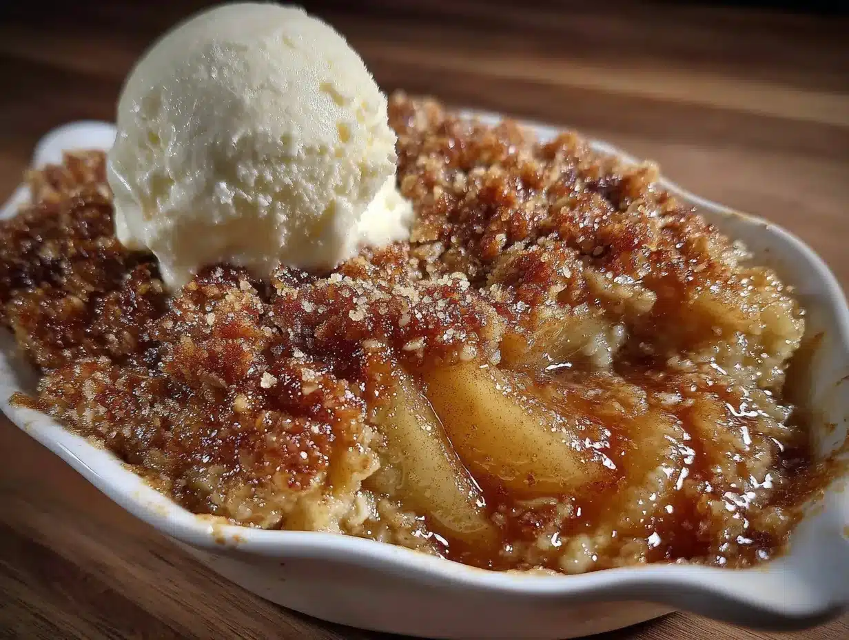 cinnamon apple crisp preparation steps
