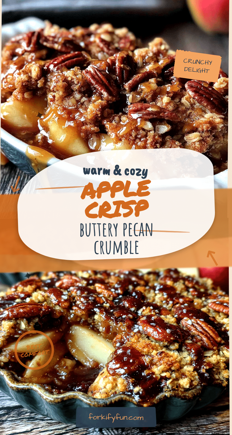 classic apple crisp with oat pecan crumble recipe