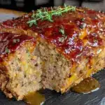 classic meatloaf with brown sugar glaze - featured image