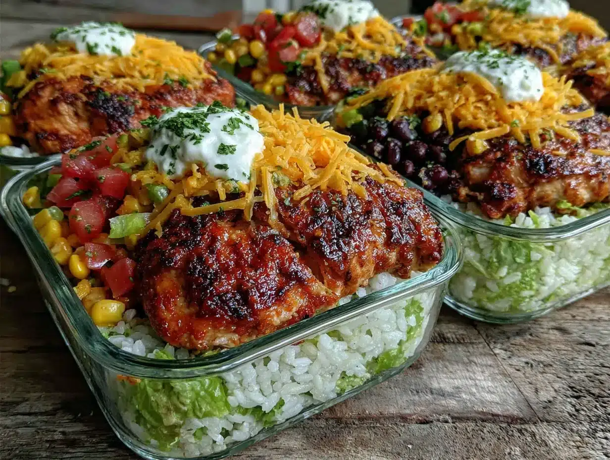 copycat chipotle chicken bowl meal prep preparation steps