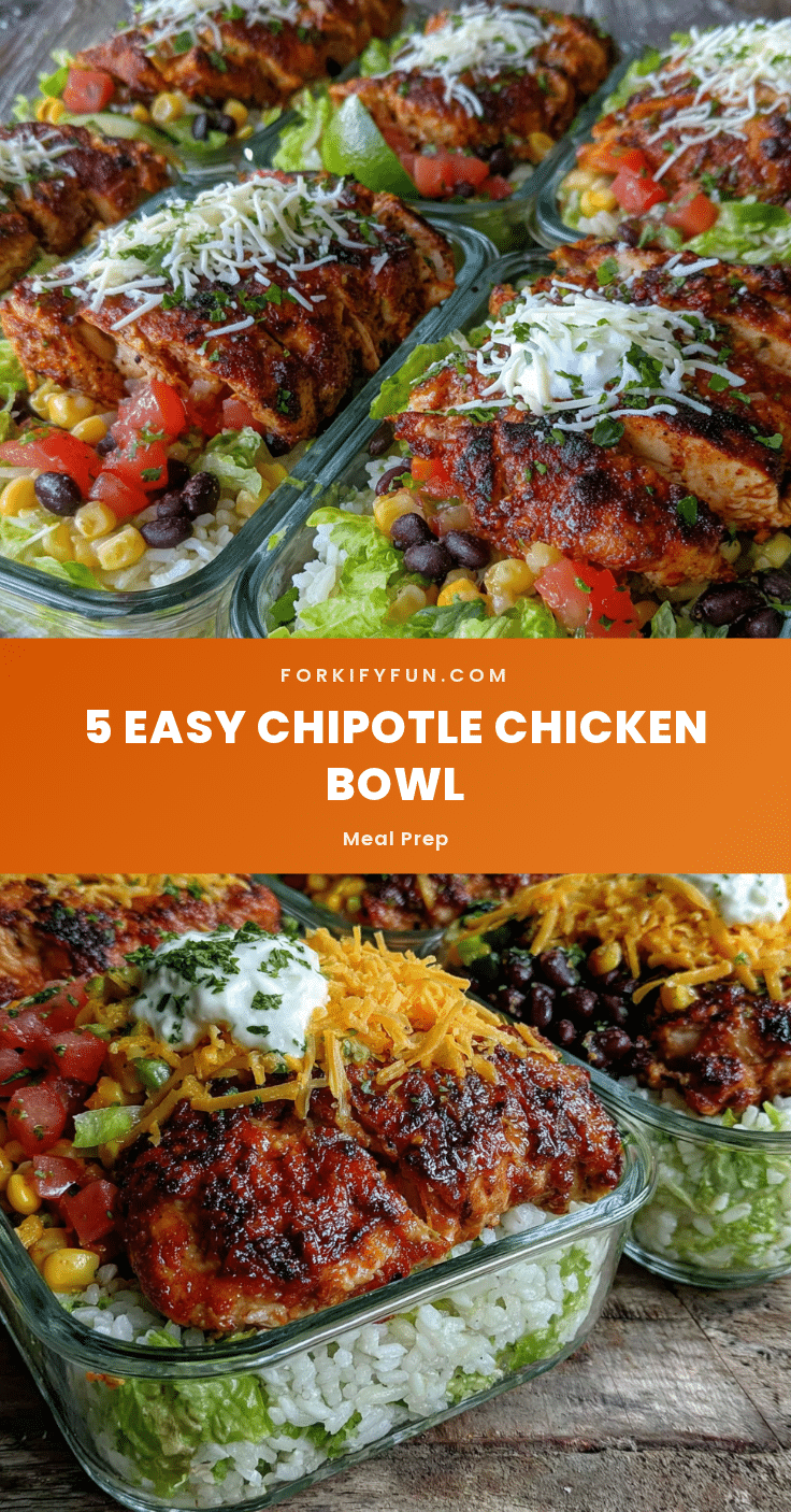 copycat chipotle chicken bowl meal prep recipe