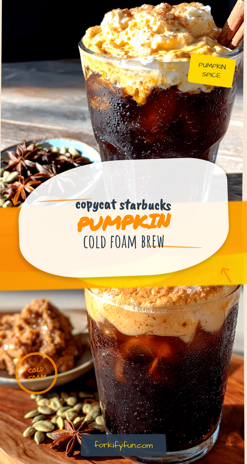 Copycat Starbucks Pumpkin Cold Foam Cold Brew recipe