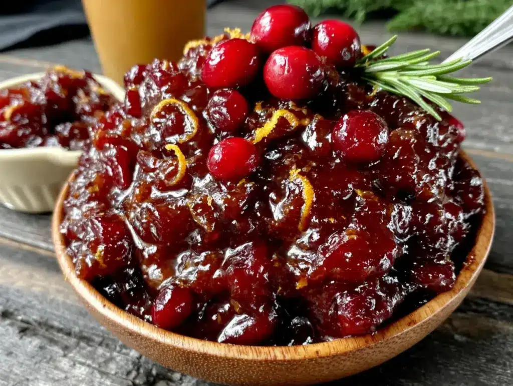 cranberry orange relish - featured image