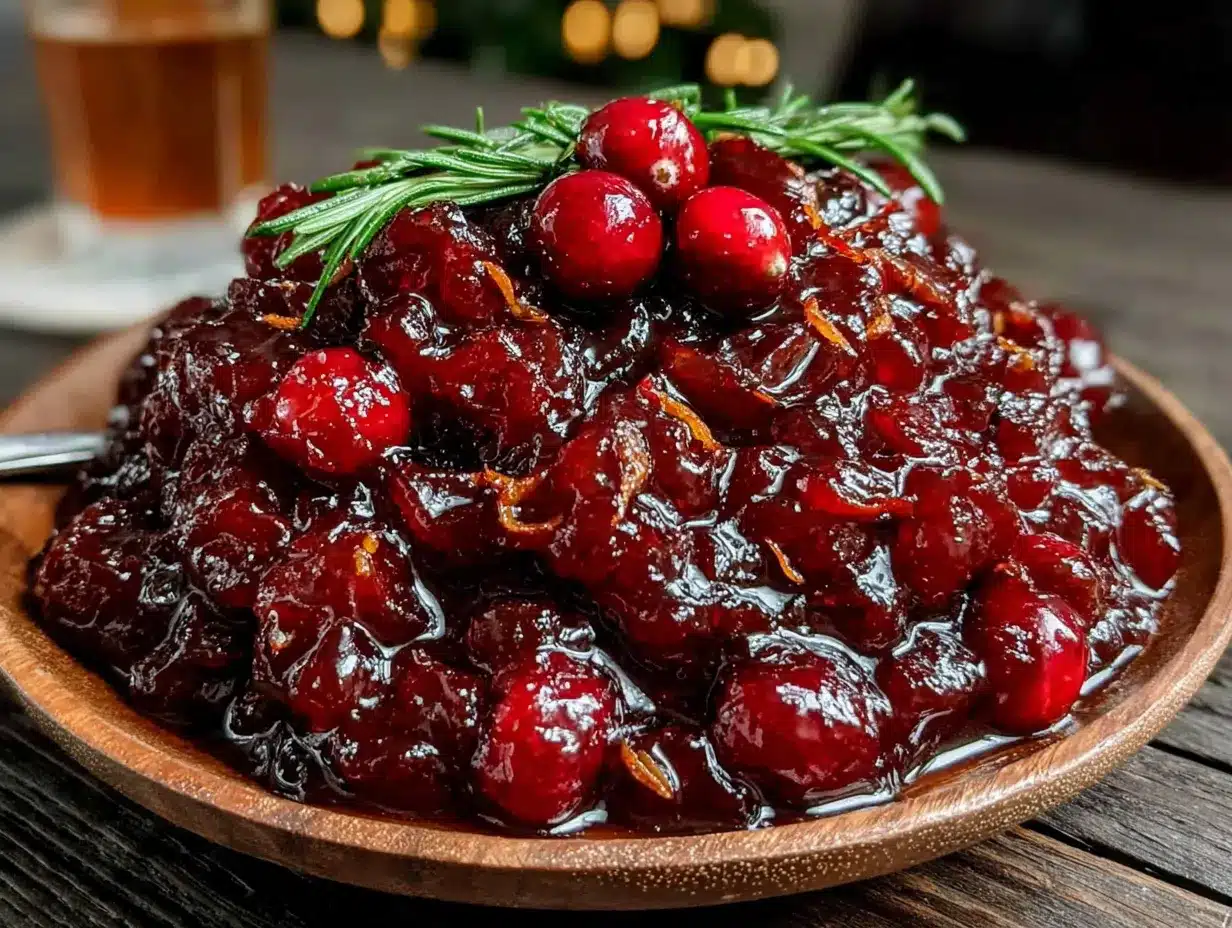 cranberry orange relish preparation steps