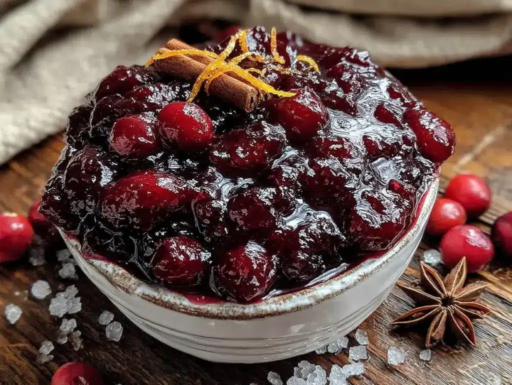 cranberry orange sauce - featured image