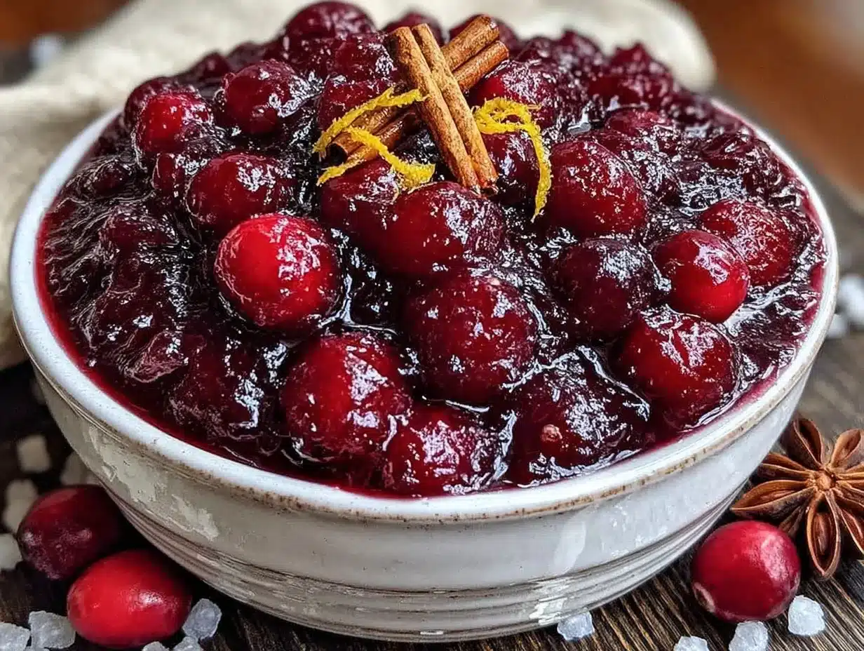 cranberry orange sauce preparation steps