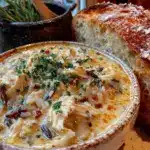 creamy chicken and wild rice soup - featured image