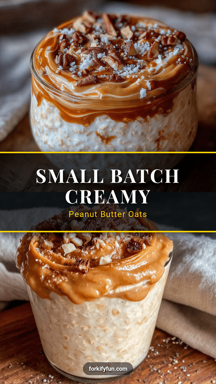 creamy peanut butter overnight oats recipe