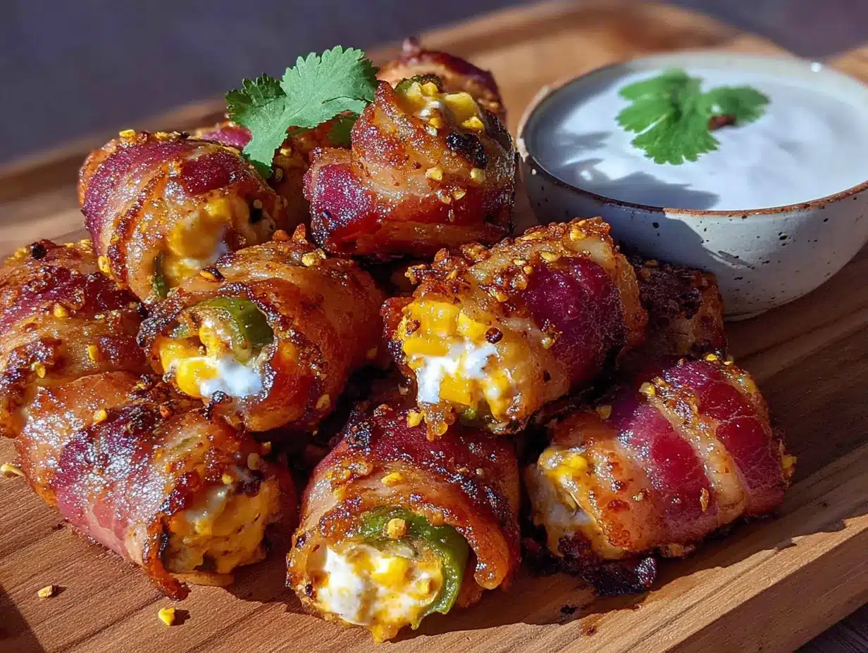 crispy bacon-wrapped jalapeño popper bites preparation steps