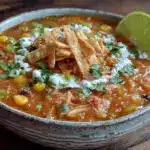 crockpot chicken tortilla soup - featured image