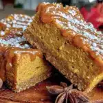 crustless pumpkin cheesecake bars - featured image