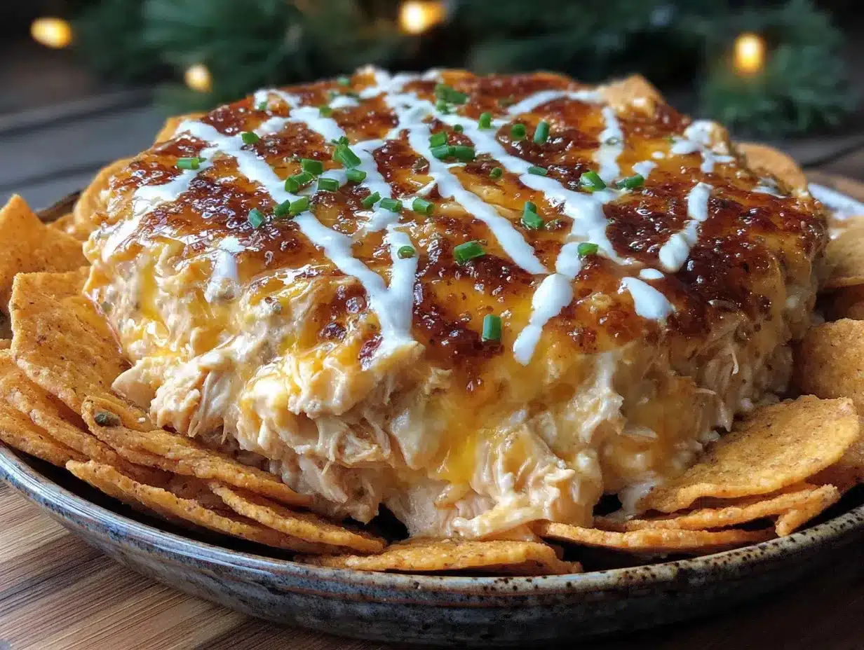 easy crockpot buffalo chicken dip with cream cheese preparation steps