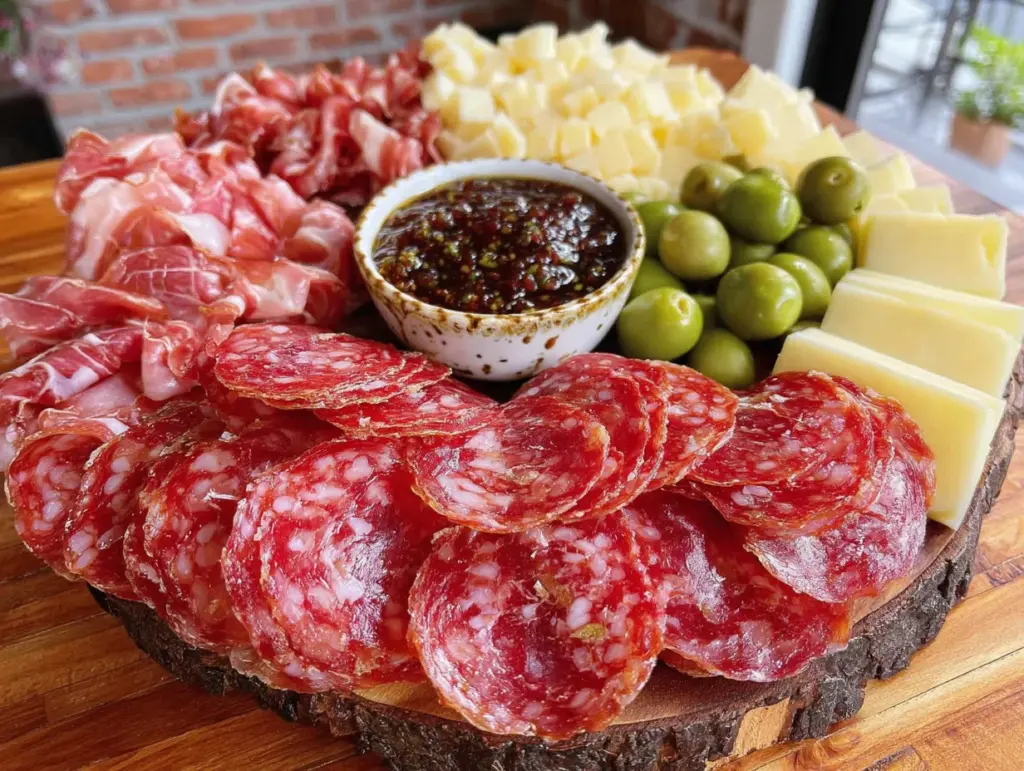 easy game day charcuterie board - featured image