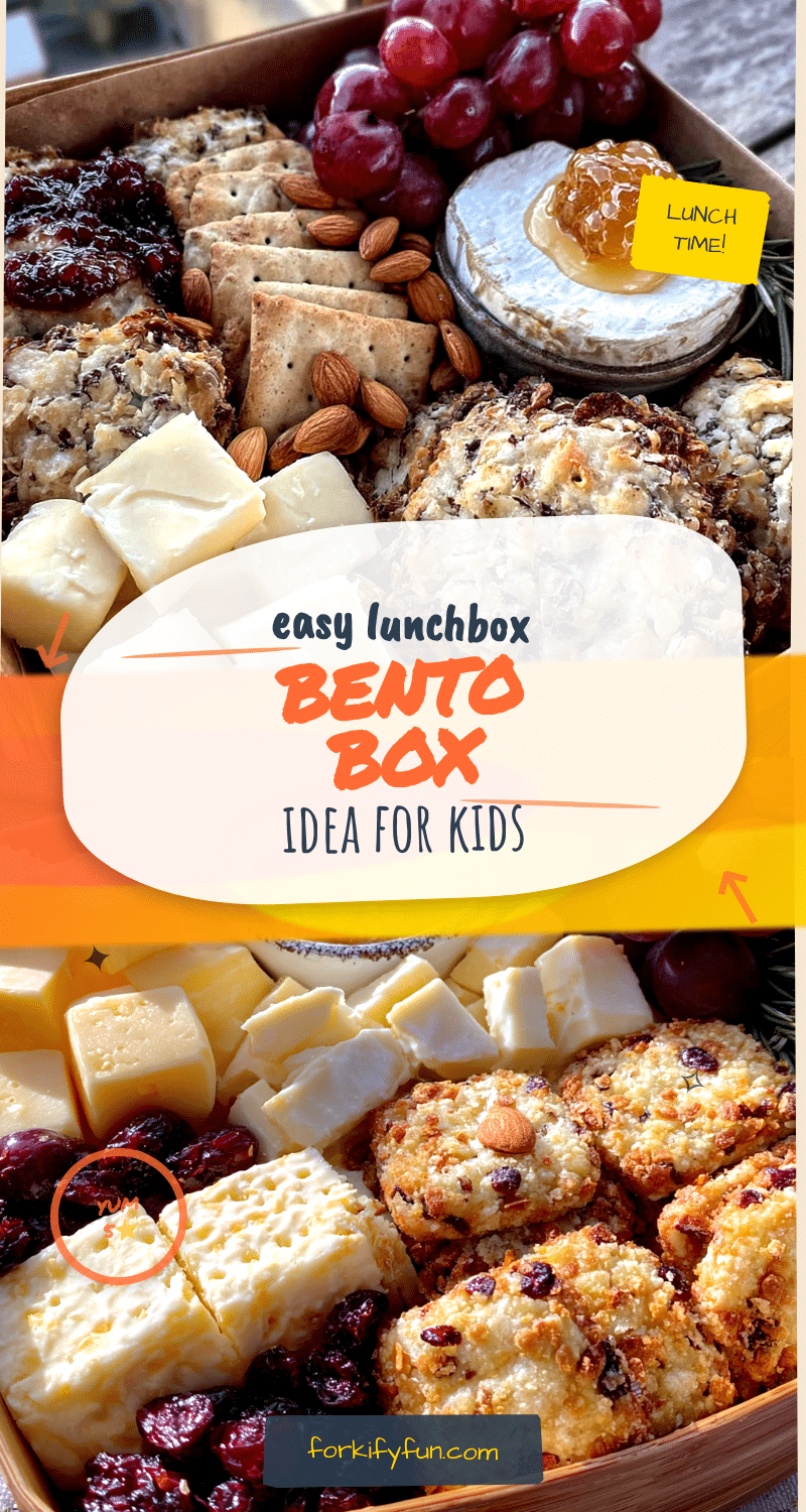 easy homemade bento box with cheese and crackers recipe