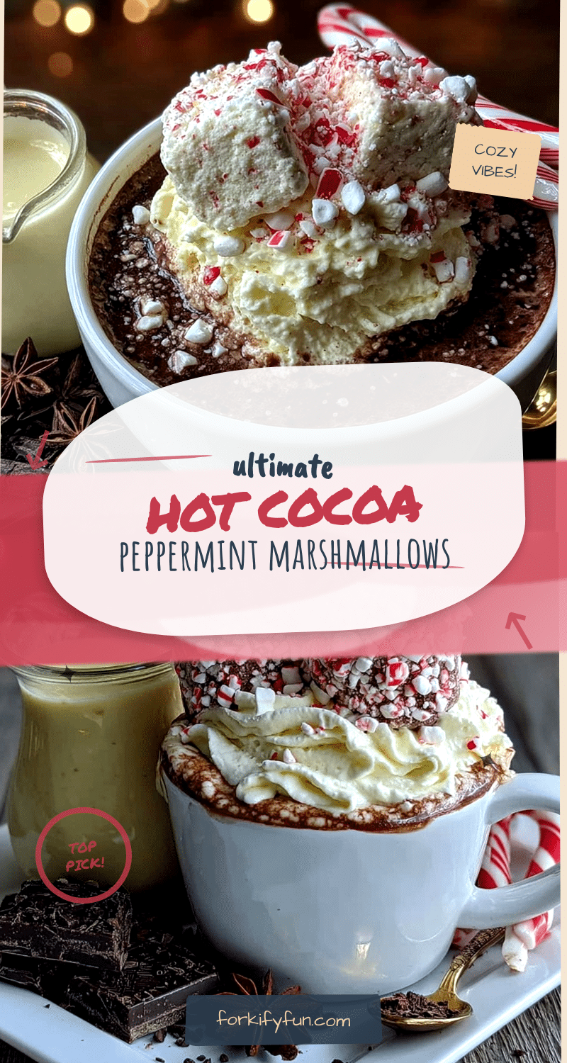 Easy Hot Cocoa Bar with Peppermint Marshmallows recipe