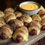easy mummy hot dog bites - featured image