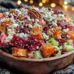 fall harvest chopped salad with maple vinaigrette - featured image