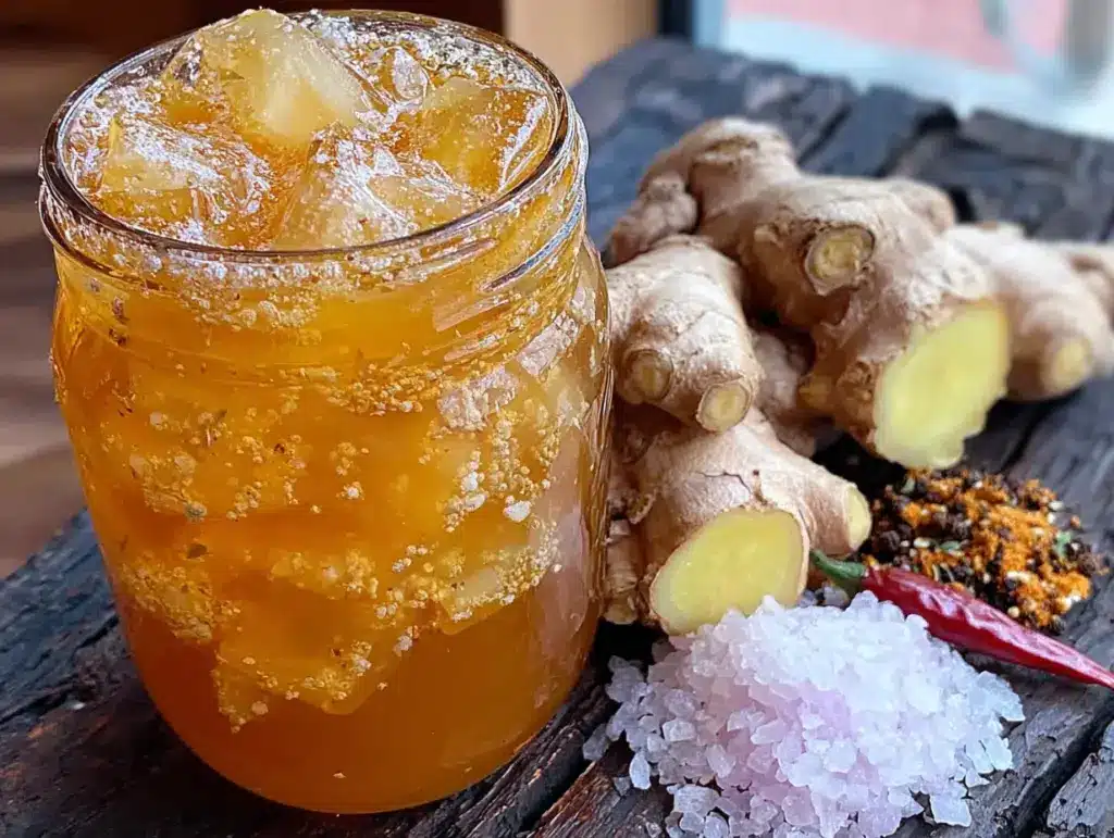 fire cider immune tonic with fresh ginger - featured image
