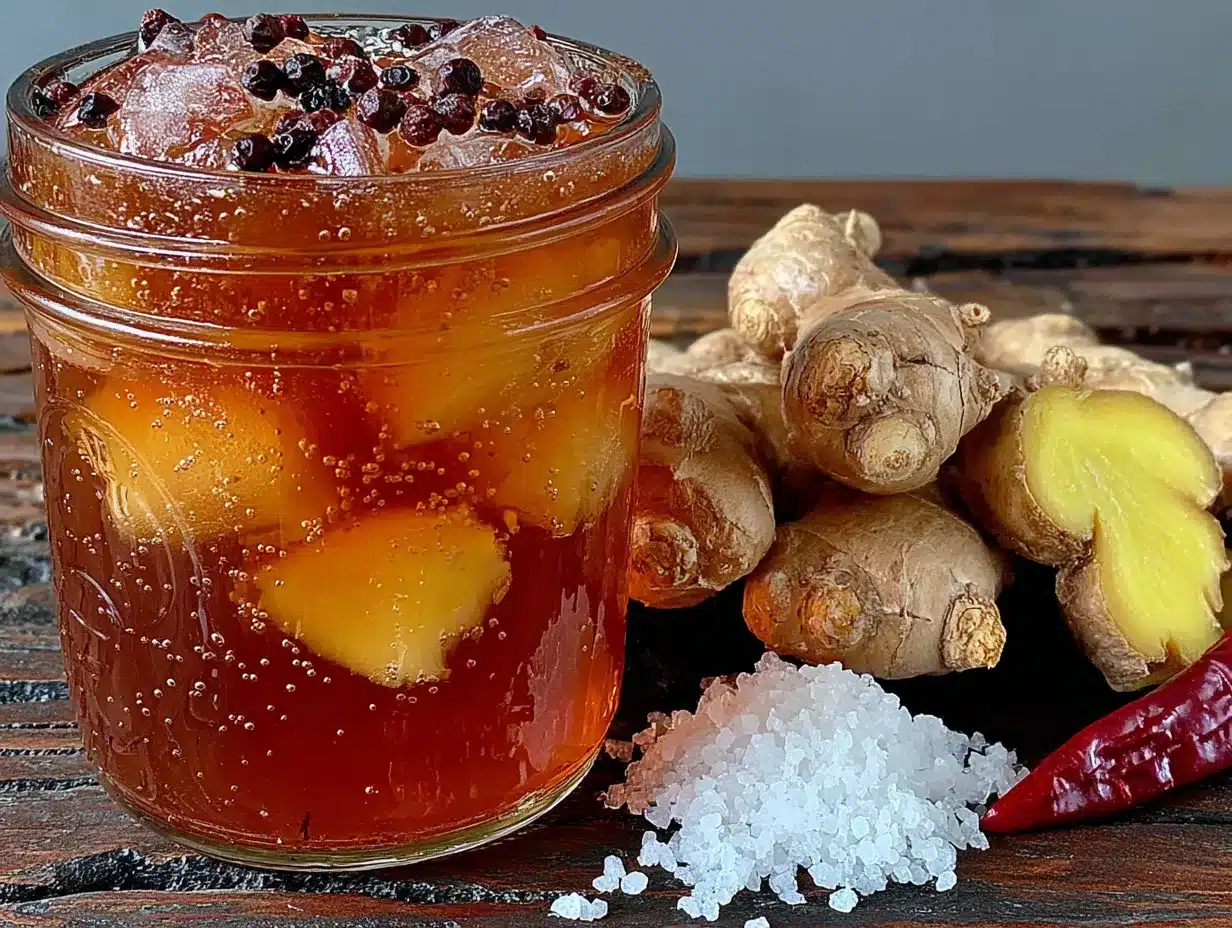 fire cider immune tonic with fresh ginger preparation steps