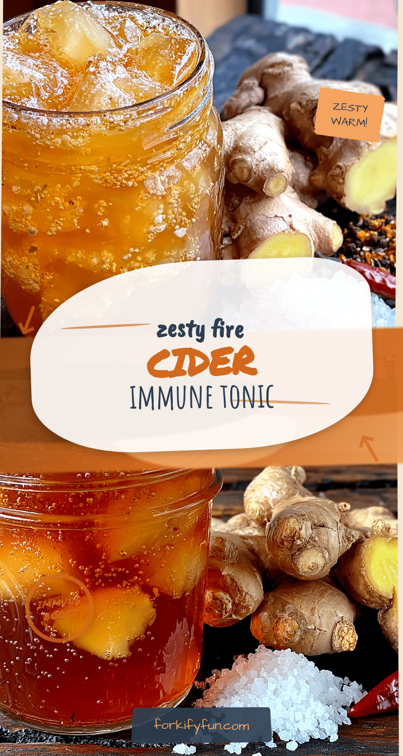 fire cider immune tonic with fresh ginger recipe