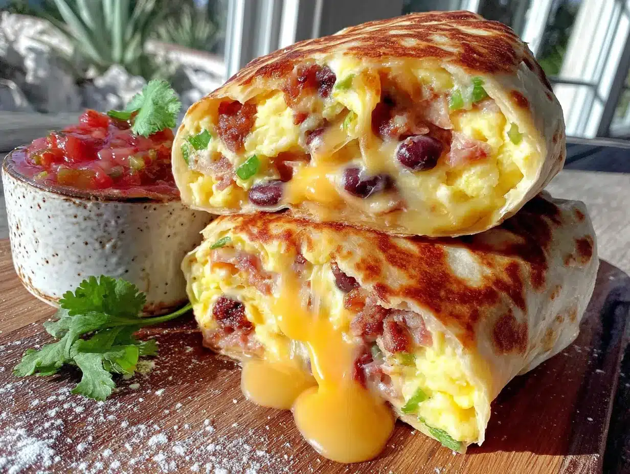 freezer breakfast burritos preparation steps