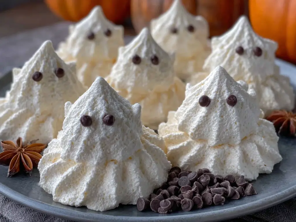 ghost meringue cookies - featured image