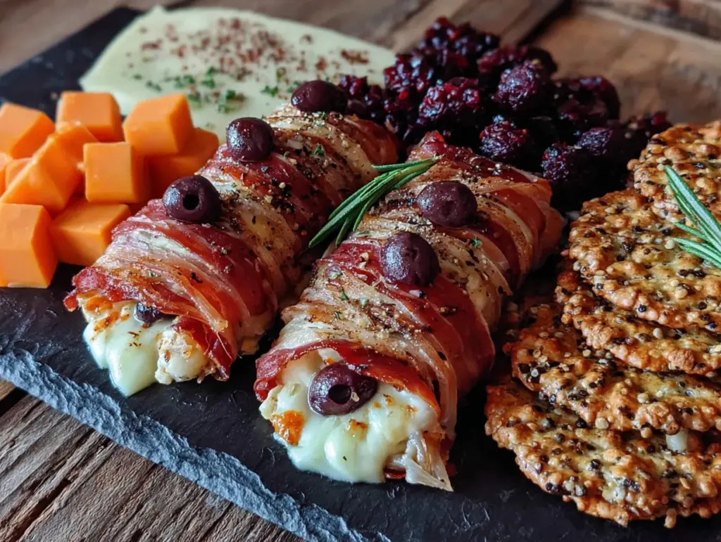 Halloween Mummy Charcuterie Board - featured image