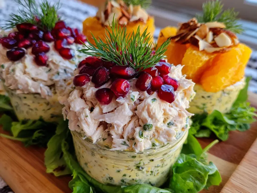 healthy high-protein chicken salad lunchbox cups - featured image