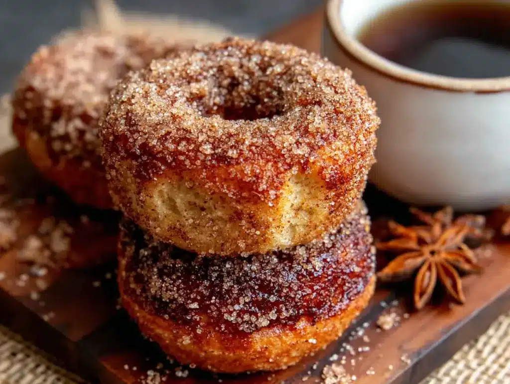 homemade apple cider donuts - featured image