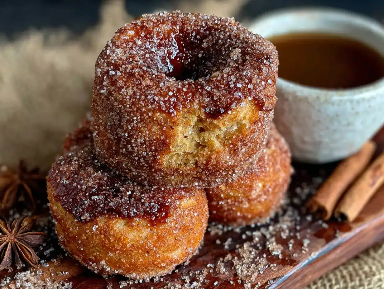 homemade apple cider donuts preparation steps