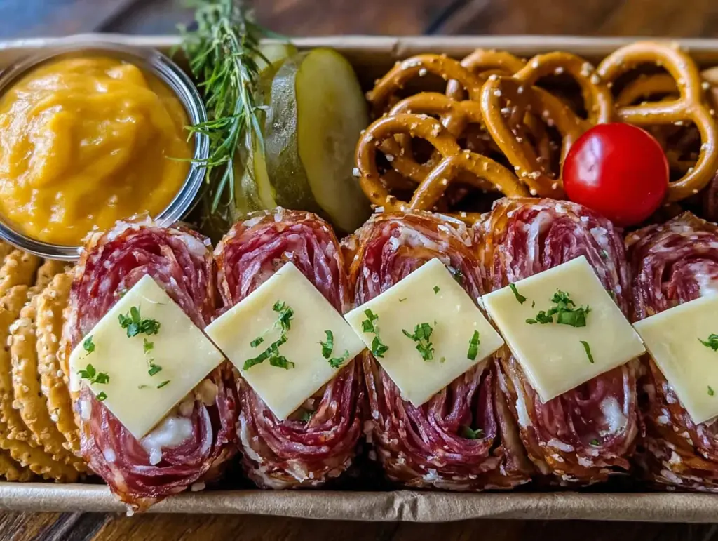 homemade ham and cheese cracker lunchables - featured image