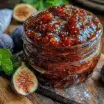 homemade vanilla bean fig jam - featured image