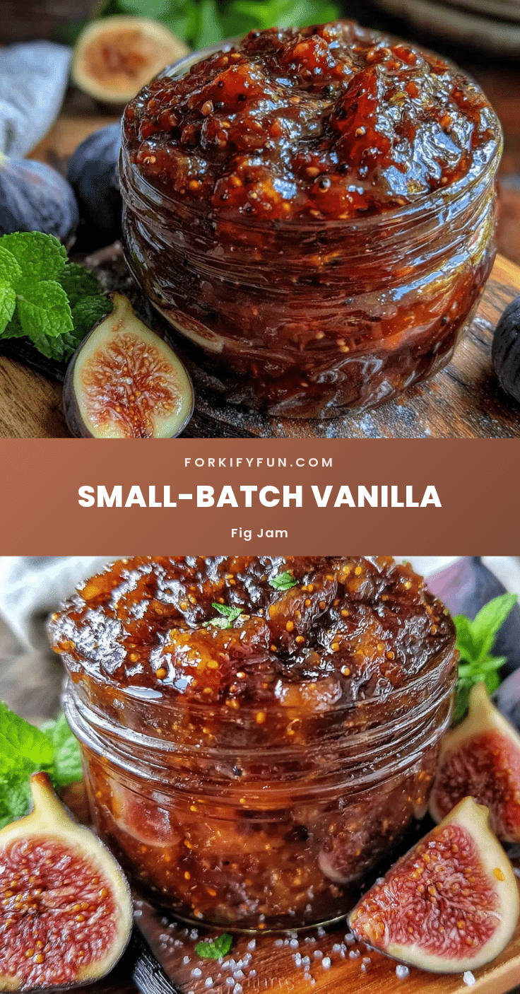 homemade vanilla bean fig jam recipe