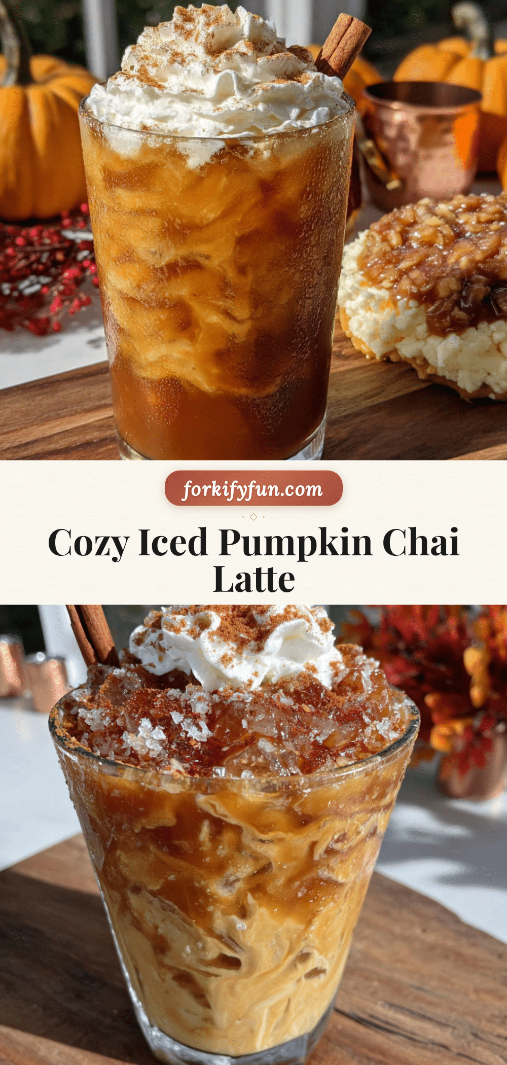 iced pumpkin chai latte with oat milk recipe