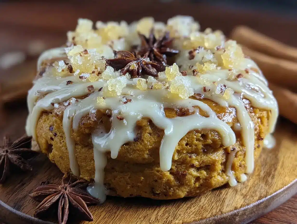 iced pumpkin sugar cookies with cream cheese glaze preparation steps
