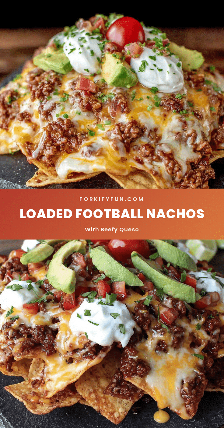 loaded football nachos recipe