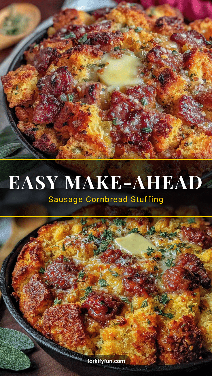 make-ahead cornbread sausage stuffing recipe