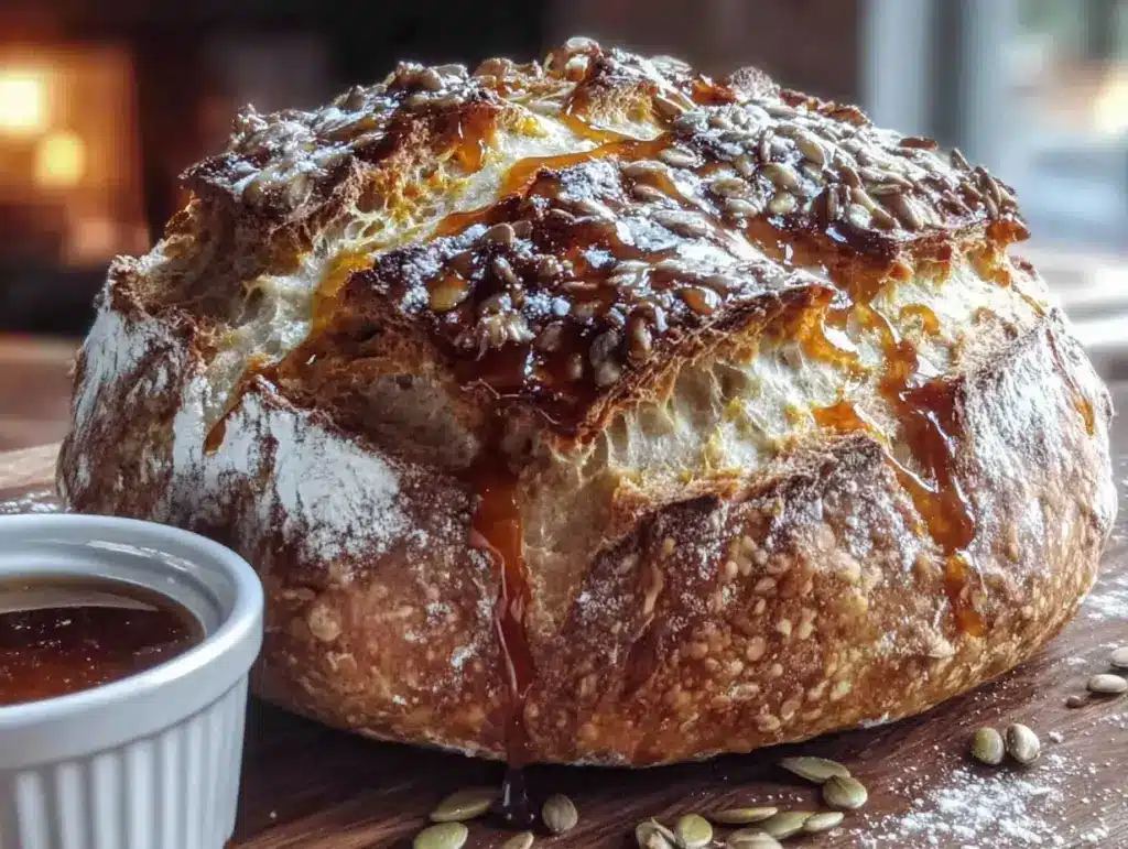 maple pumpkin sourdough bread - featured image