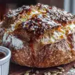 maple pumpkin sourdough bread - featured image